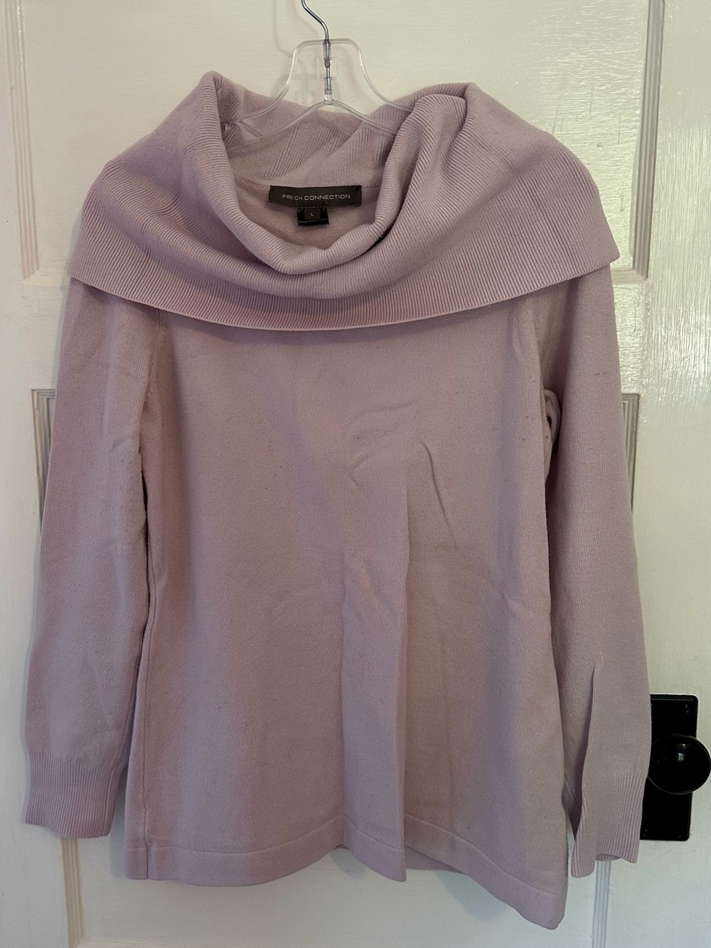 French Connection Lavender Cowl Neck Sweater